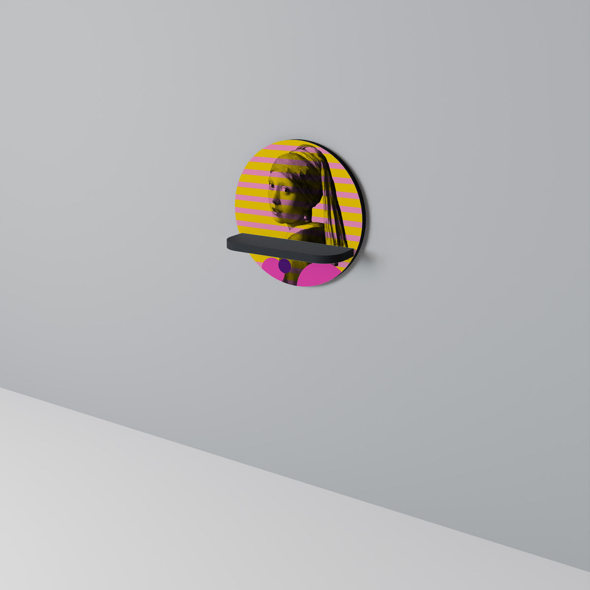 HER WITH A PEARL Prateleira Artística