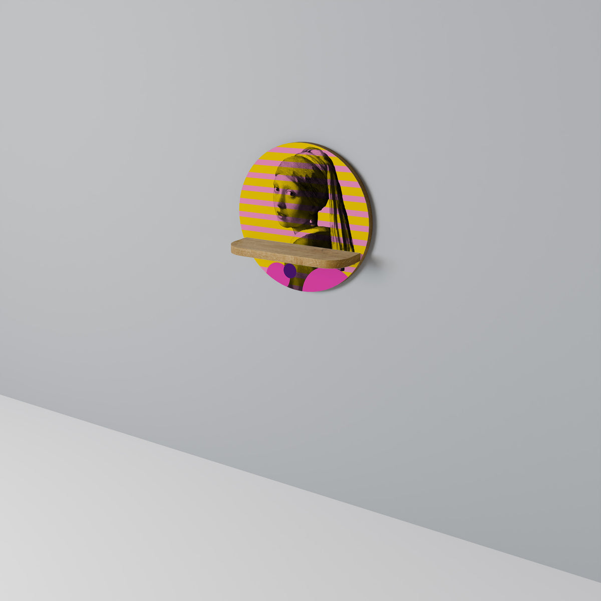 HER WITH A PEARL Prateleira Artística