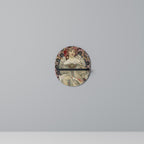 CHAMPENOIS IMPRIMEUR Prateleira Oval Decorativa em Acabamento Preto