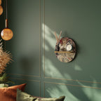 CHAMPENOIS IMPRIMEUR Prateleira Oval Decorativa em Efeito Carvalho