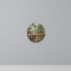 MUSCINAE LAUBMOOSE Prateleira Oval Decorativa em Efeito Carvalho