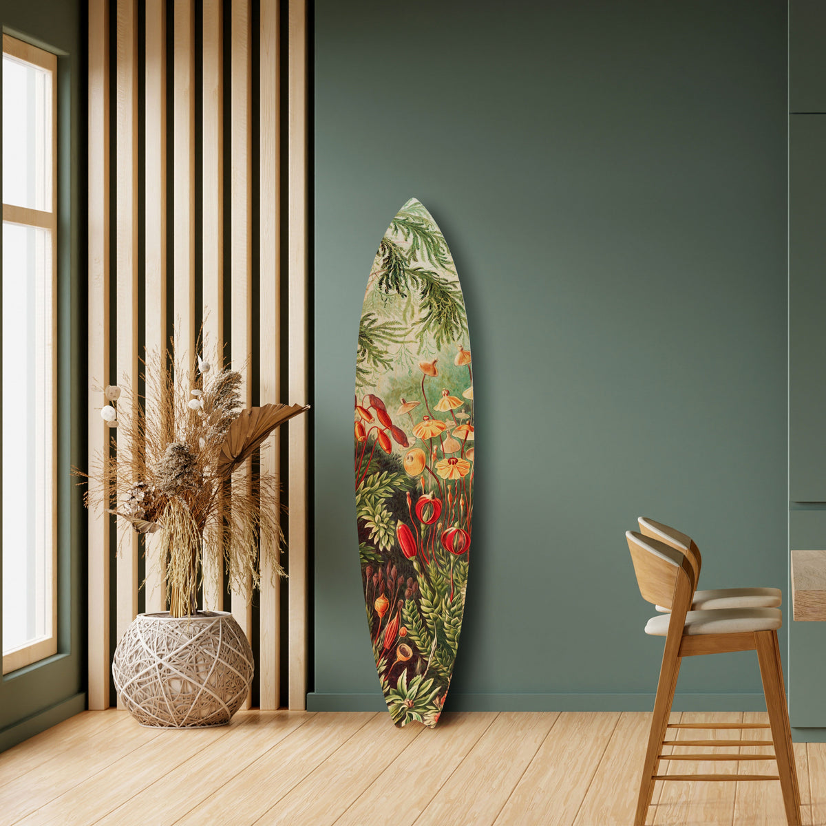 MUSCINAE LAUBMOOSE Painel Decorativo Prancha de Surf