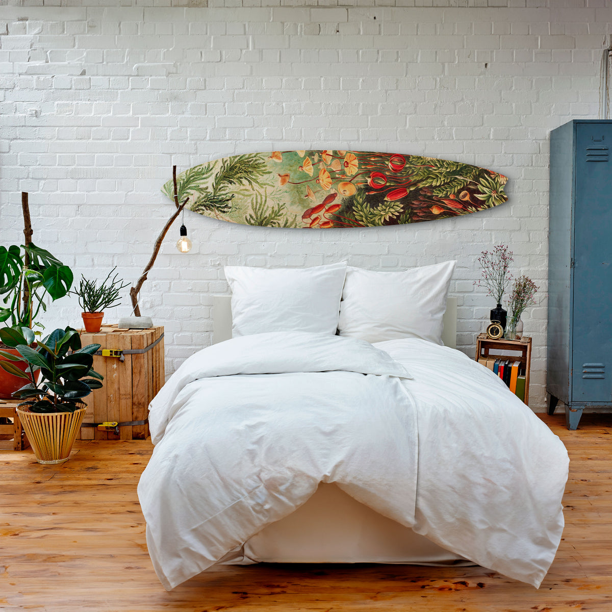 MUSCINAE LAUBMOOSE Painel Decorativo Prancha de Surf