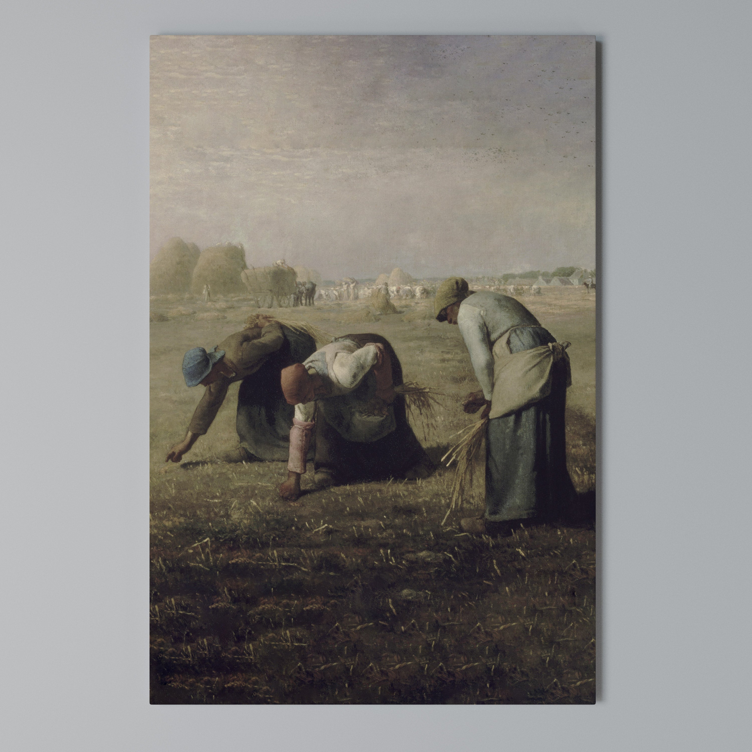 THE GLEANERS Quadro em tela vertical