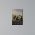 THE GLEANERS Vertical Canvas Print