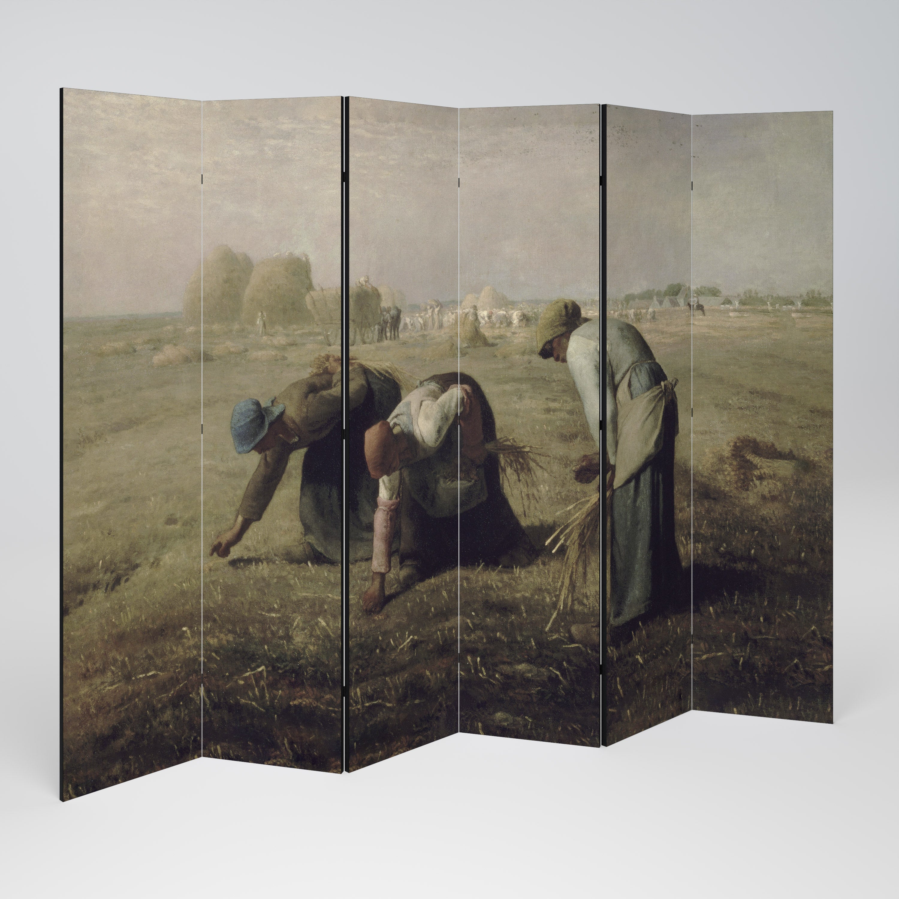 THE GLEANERS 6-Panel Room Divider
