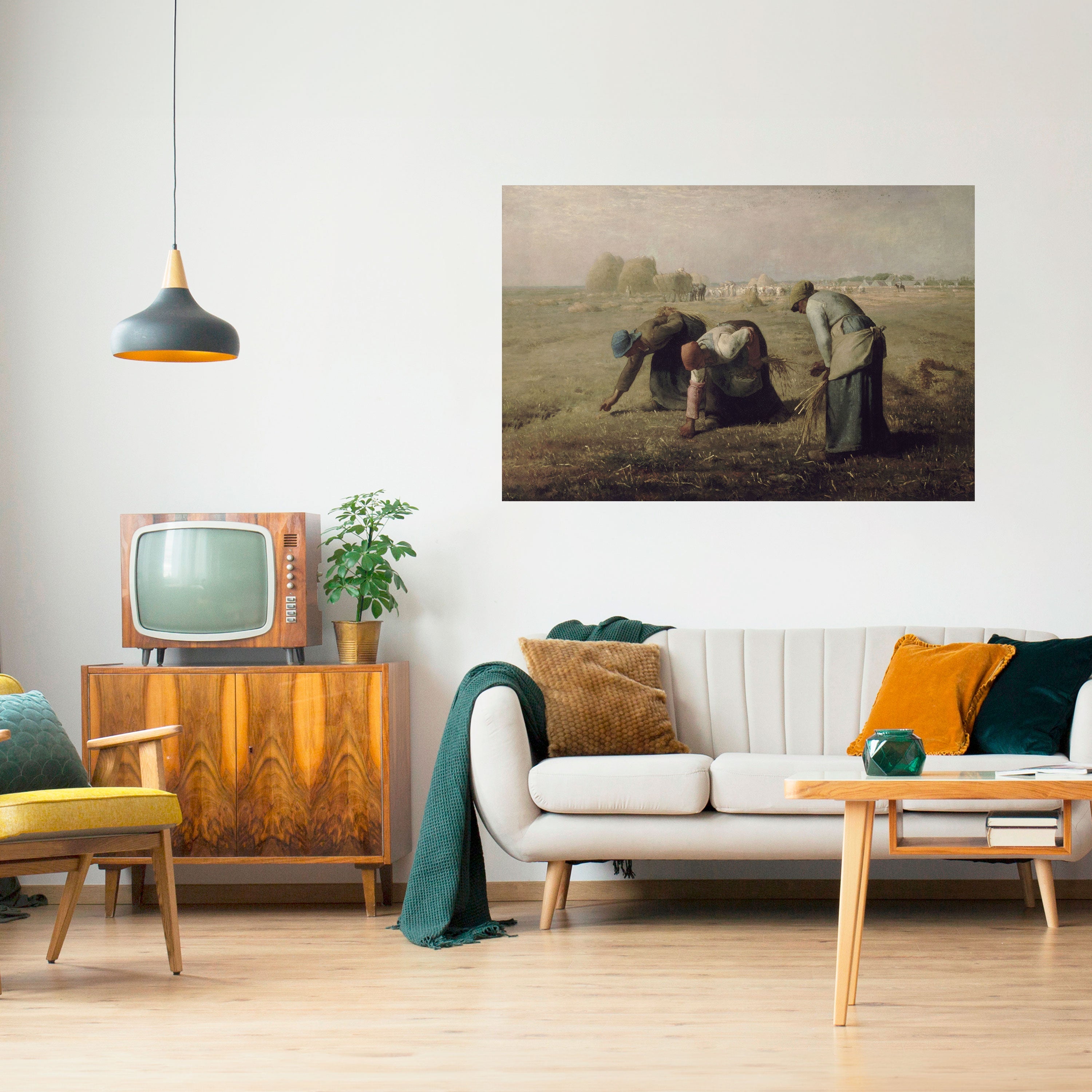 THE GLEANERS Peel and Stick Horizontal Poster