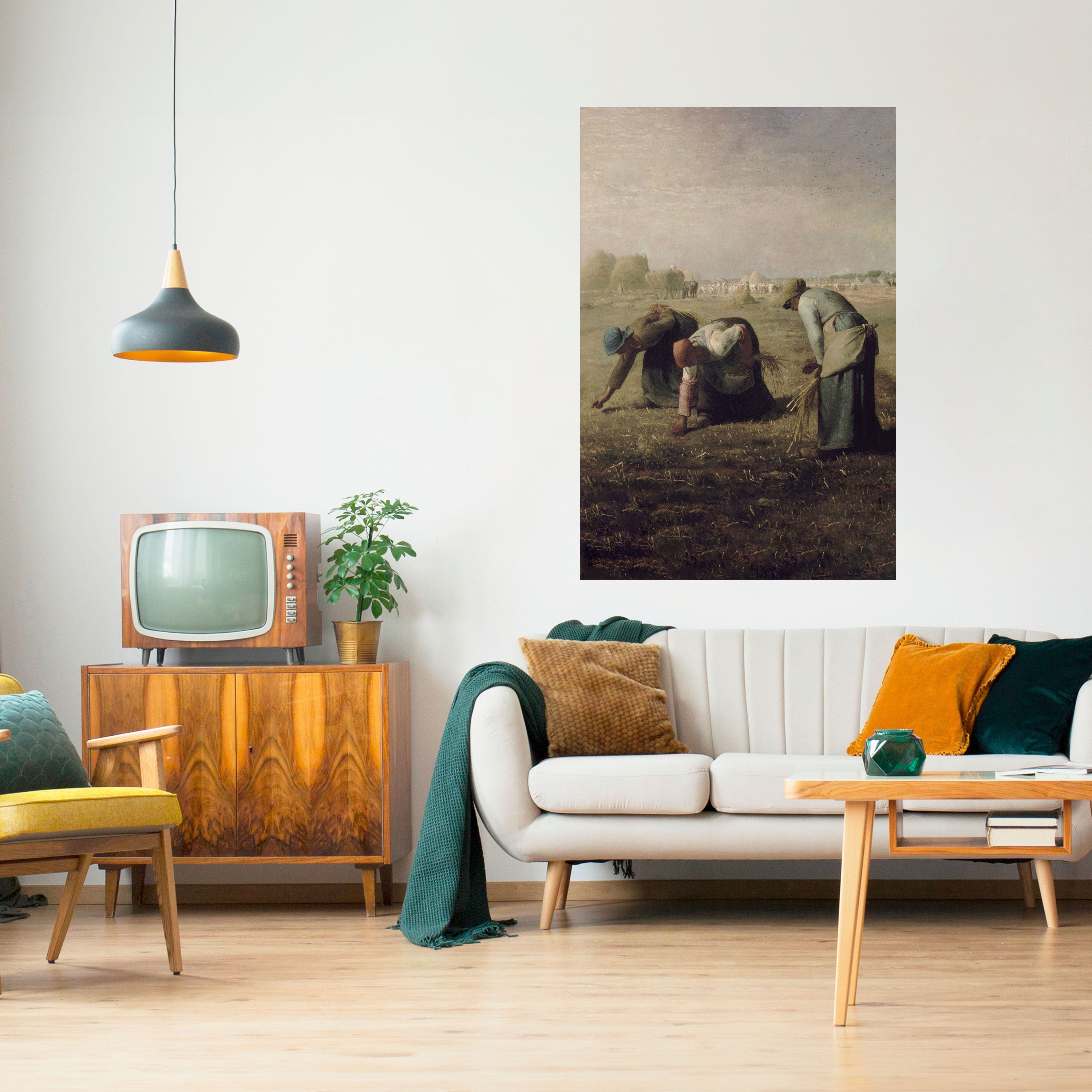 THE GLEANERS Peel and Stick Vertical Poster