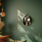 STRUCTURAL MASTERPIECE Prateleira Oval Decorativa em Acabamento Preto