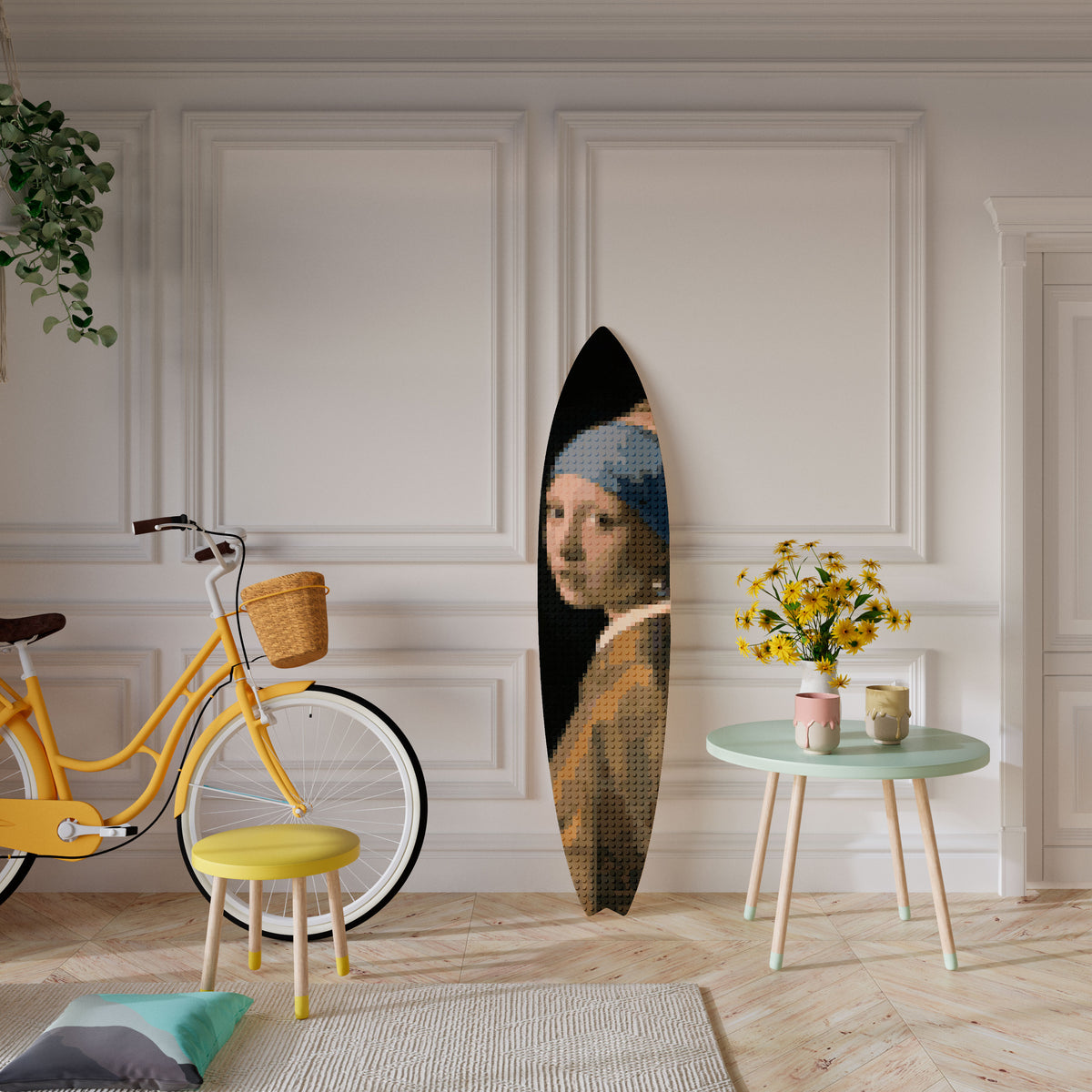 STRUCTURAL MASTERPIECE Painel Decorativo Prancha de Surf