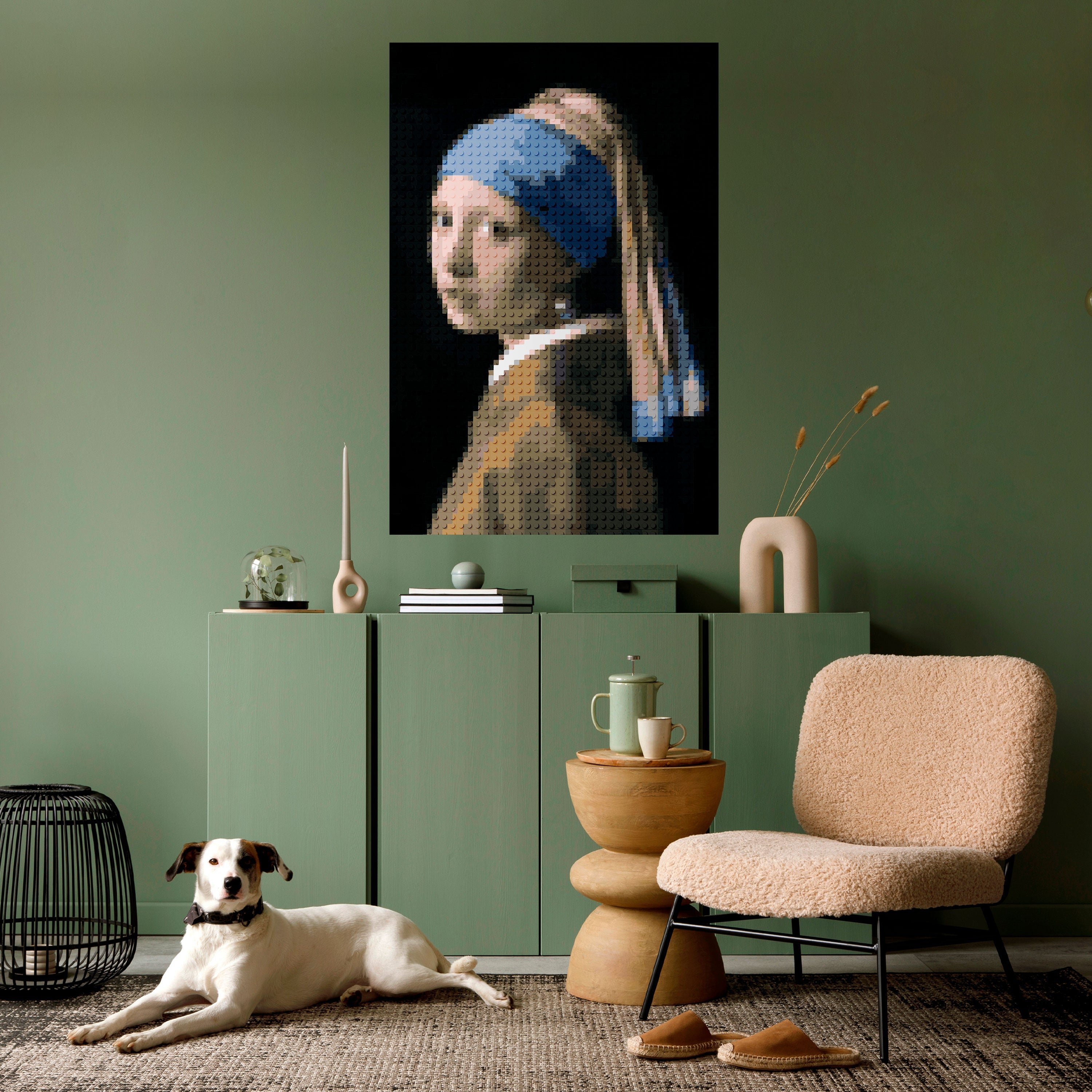 STRUCTURAL MASTERPIECE Peel and Stick Vertical Poster