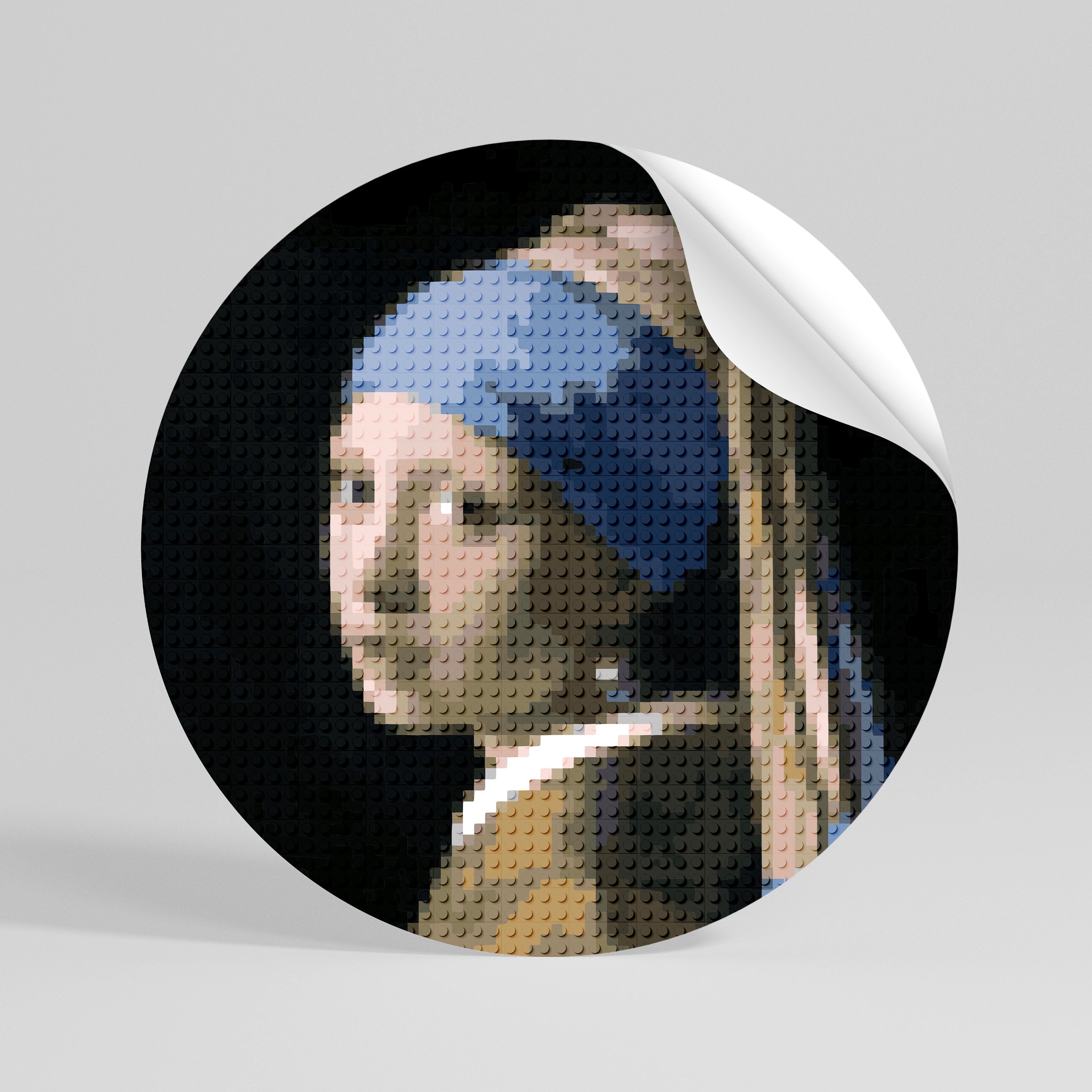 STRUCTURAL MASTERPIECE - Autocolante Redondo Removível