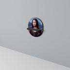 CONSTRUCTIVE ART Prateleira Oval Decorativa em Acabamento Preto