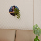 CONSTRUCTIVE ART Prateleira Redonda Decorativa em Efeito Carvalho