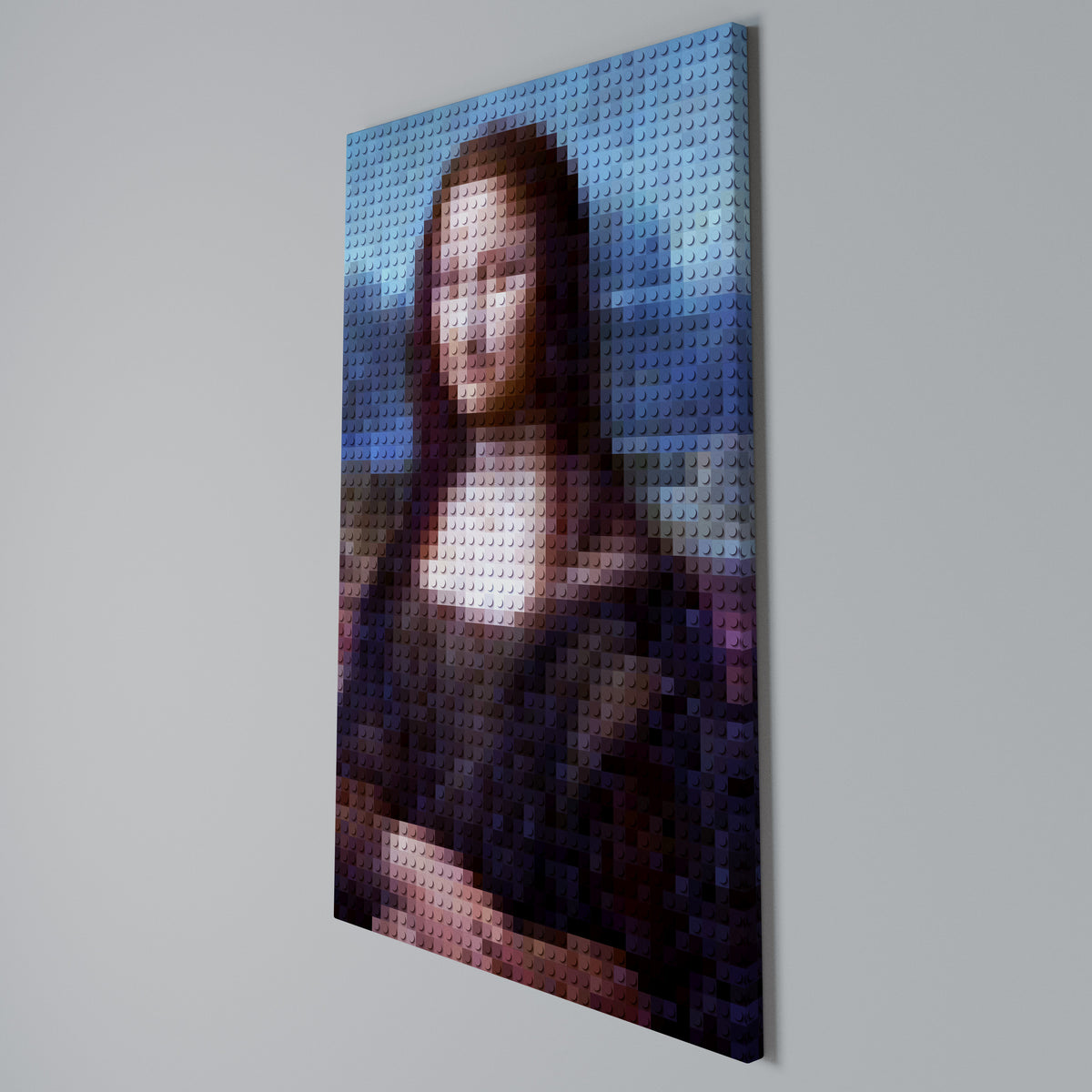 CONSTRUCTIVE ART Quadro em tela vertical