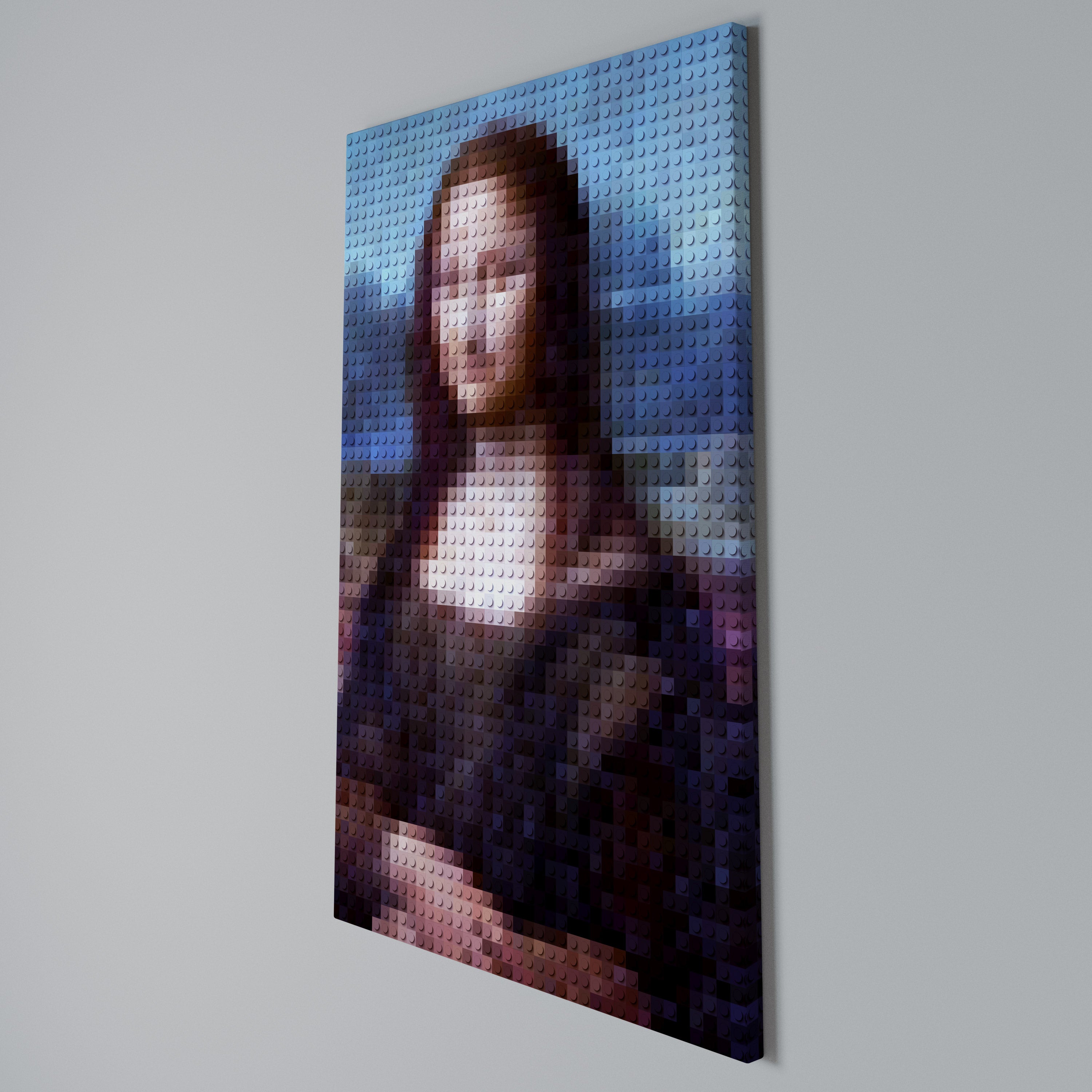 CONSTRUCTIVE ART Vertical Canvas Print
