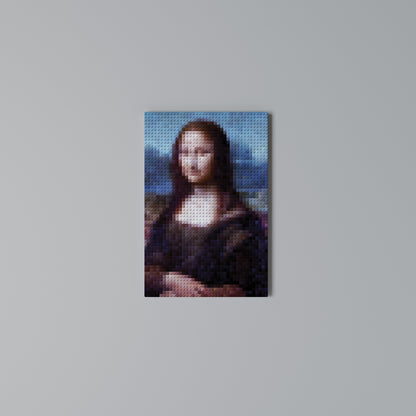 CONSTRUCTIVE ART Quadro em tela vertical