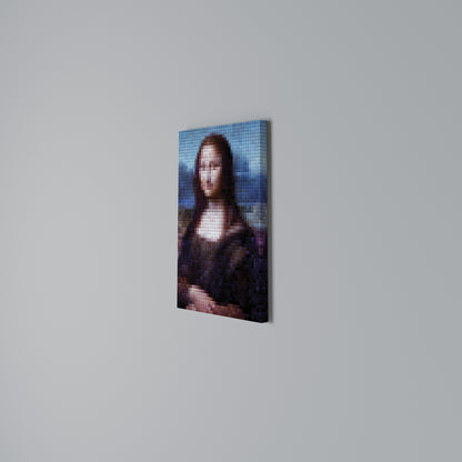 CONSTRUCTIVE ART Quadro em tela vertical