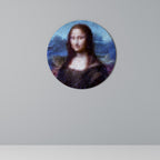 CONSTRUCTIVE ART Quadro Redondo Decorativo