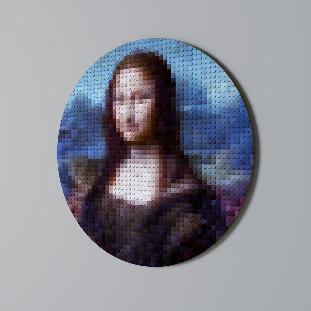 CONSTRUCTIVE ART Quadro Redondo Decorativo