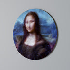 CONSTRUCTIVE ART Quadro Redondo Decorativo