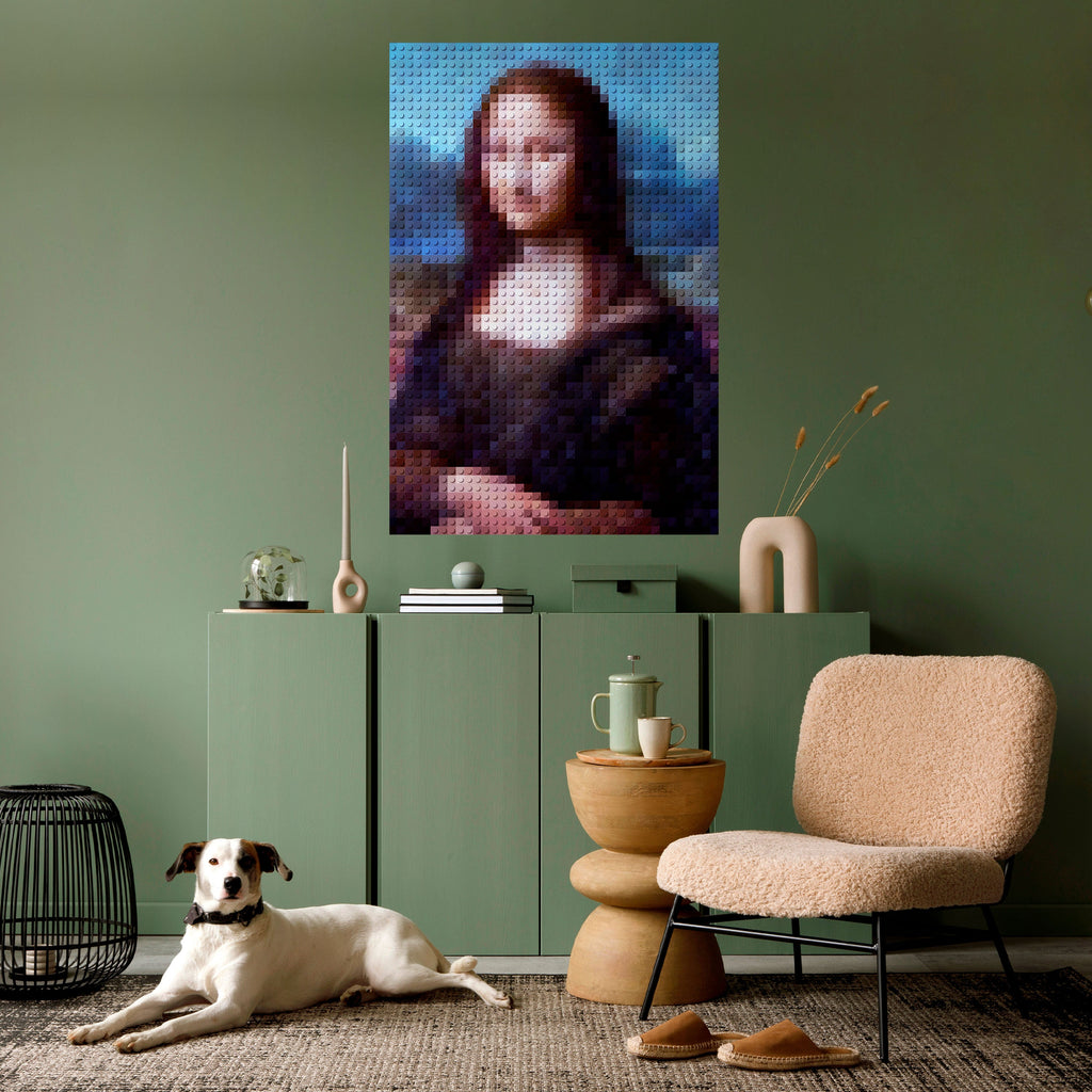 CONSTRUCTIVE ART Peel and Stick Vertical Poster