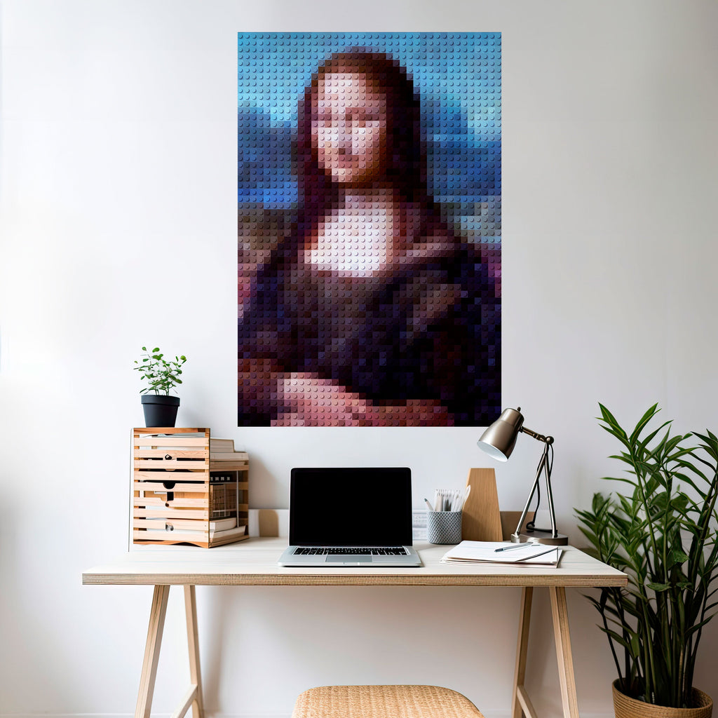 CONSTRUCTIVE ART Peel and Stick Vertical Poster