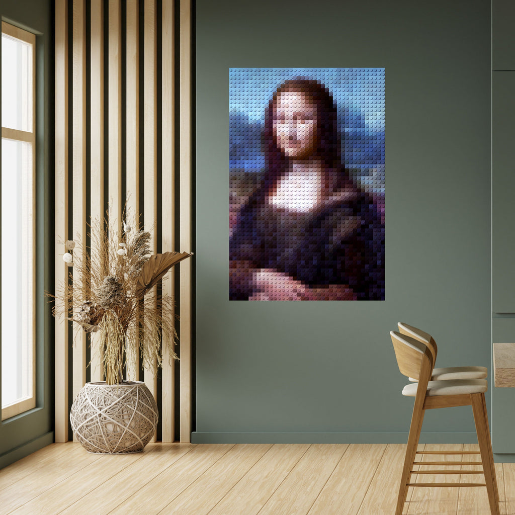 CONSTRUCTIVE ART Peel and Stick Vertical Poster