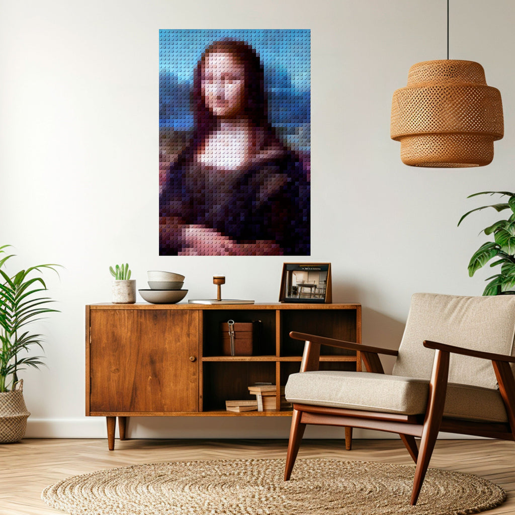 CONSTRUCTIVE ART Peel and Stick Vertical Poster