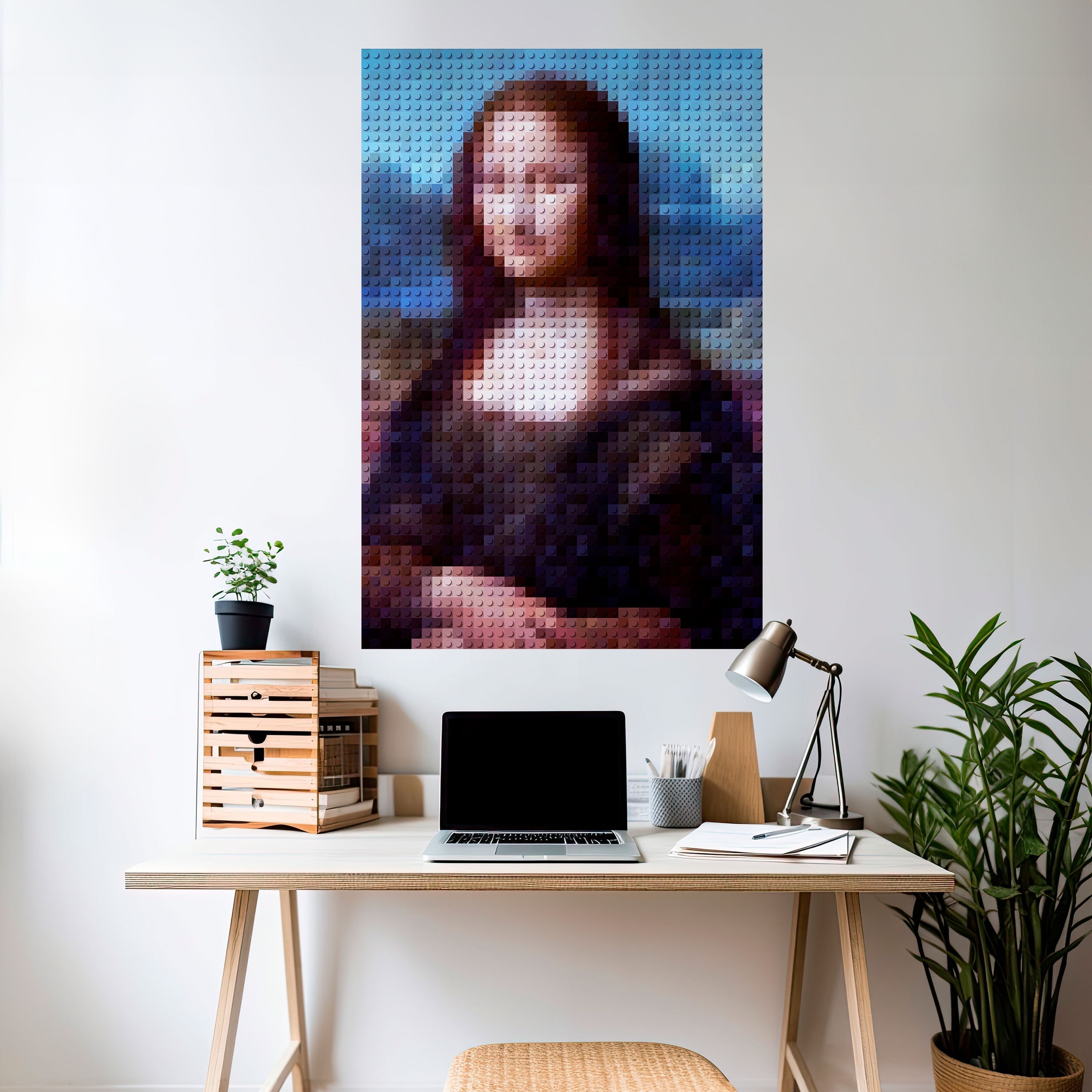 CONSTRUCTIVE ART Peel and Stick Vertical Poster