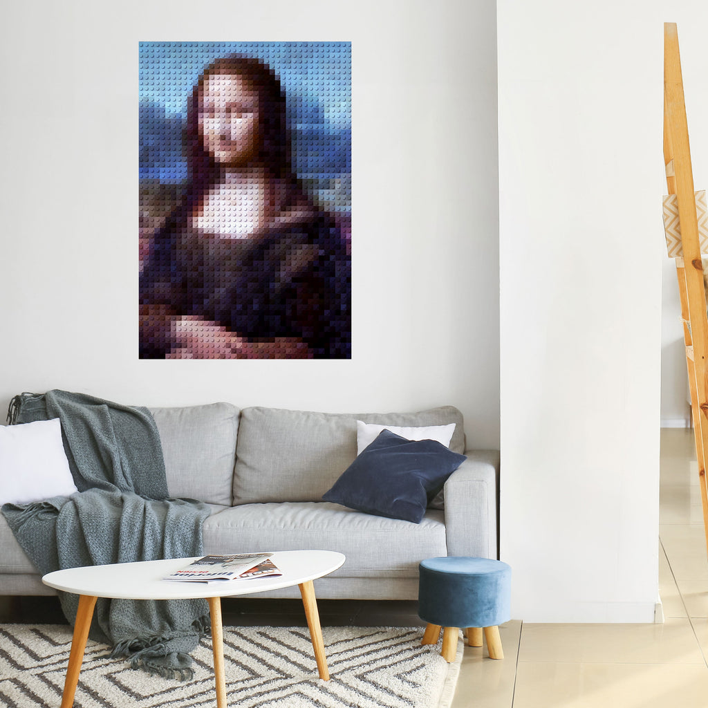 CONSTRUCTIVE ART Peel and Stick Vertical Poster