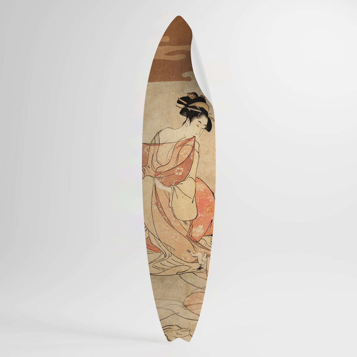 WOMAN, CAT AND EXTRA BROWN Autocolante Prancha de Surf