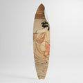 WOMAN, CAT AND EXTRA BROWN Peel and Stick Surfboard Sticker