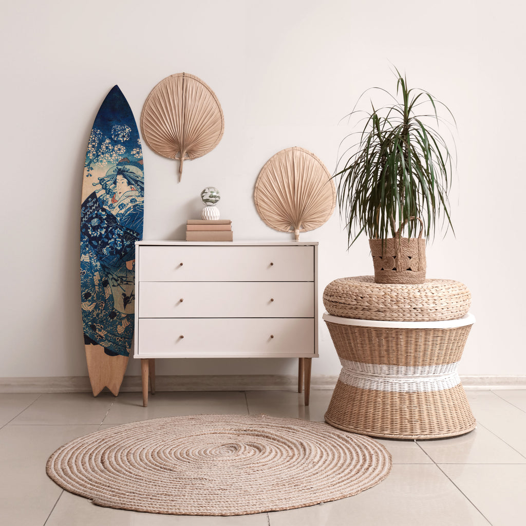JAPANESE WOMAN Surfboard Decorative Panel