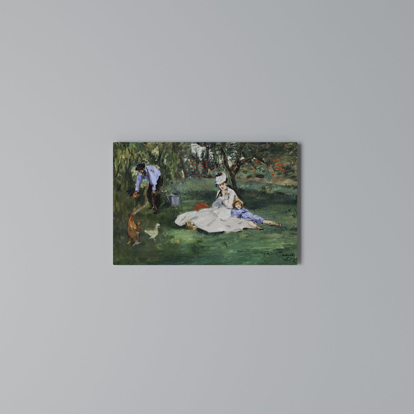 GARDEN OF CHARMS Horizontal Canvas Print