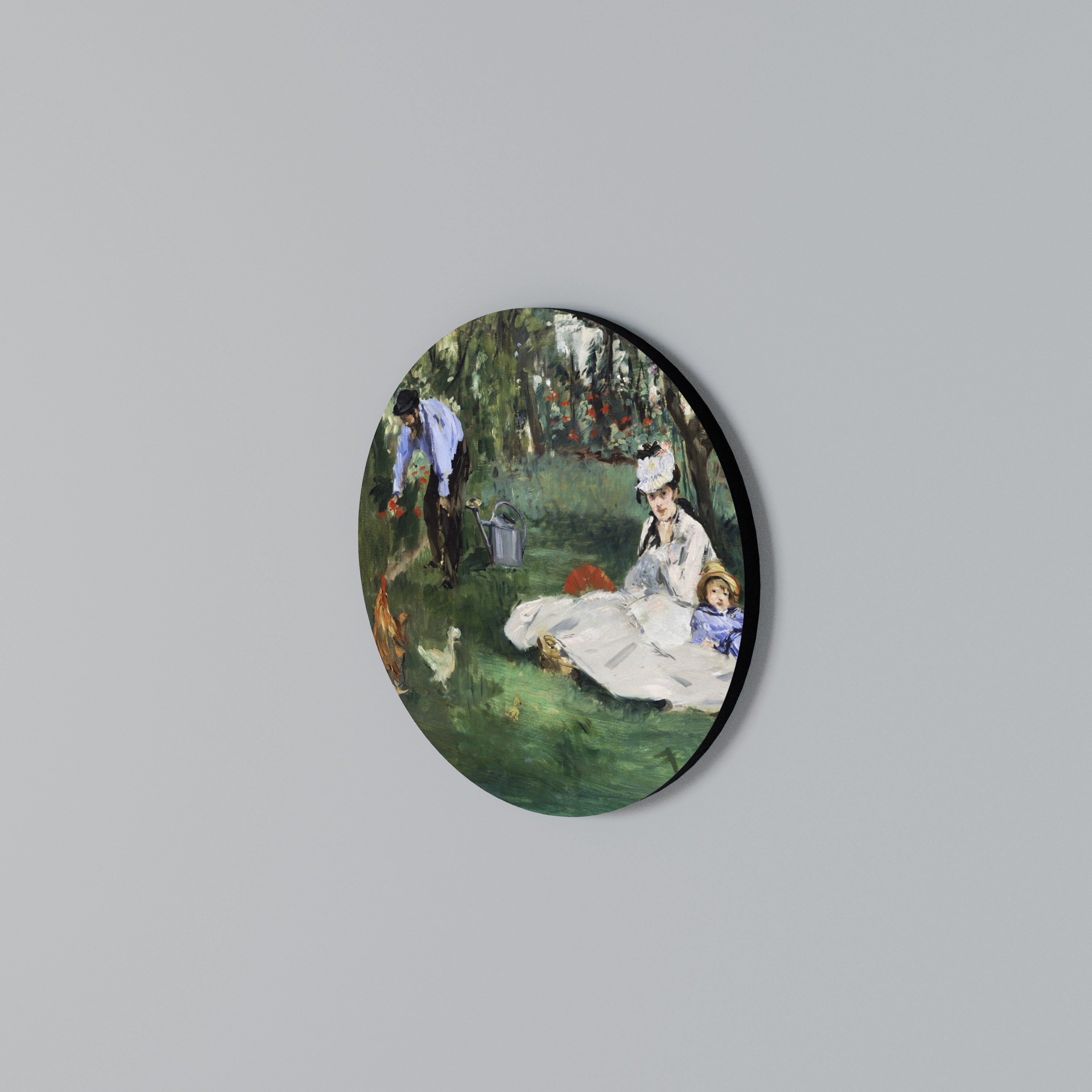 GARDEN OF CHARMS Arte de Parede Redonda