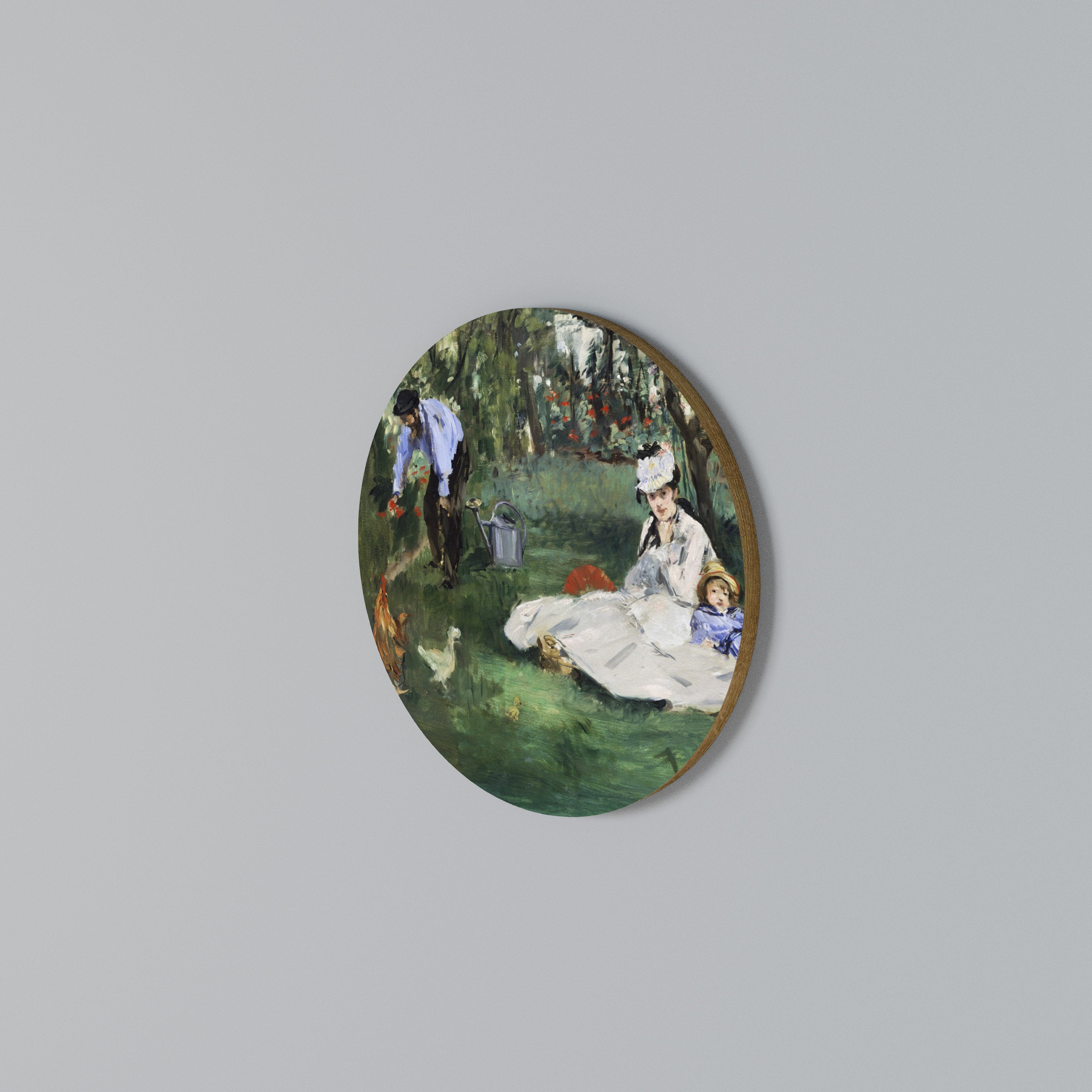 GARDEN OF CHARMS Arte de Parede Redonda