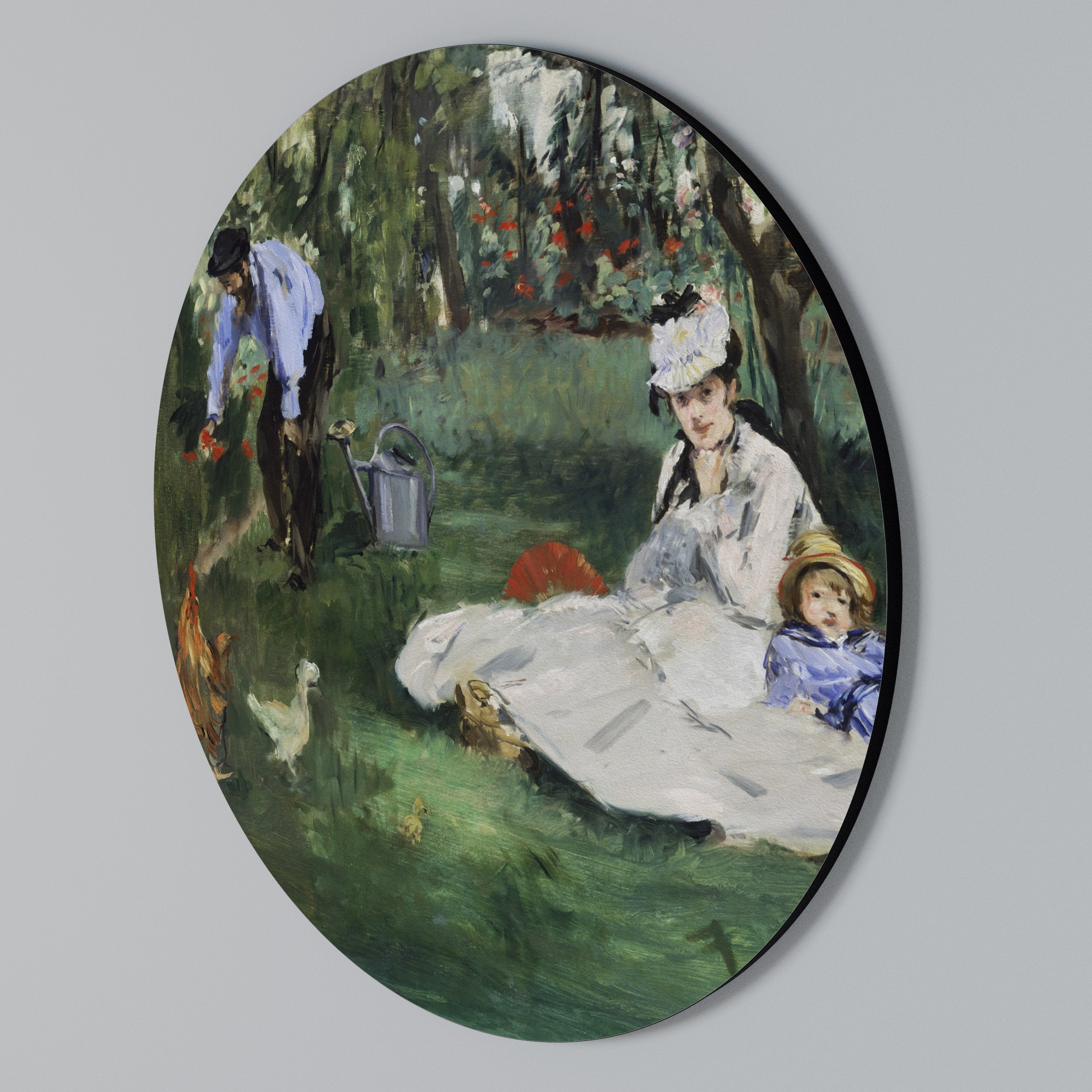 GARDEN OF CHARMS Arte de Parede Redonda