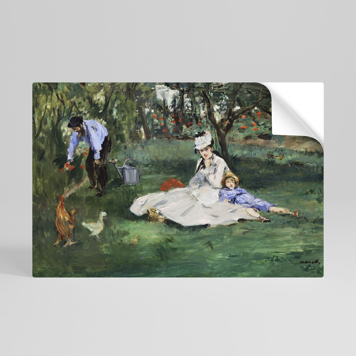 GARDEN OF CHARMS Póster Autocolante Horizontal