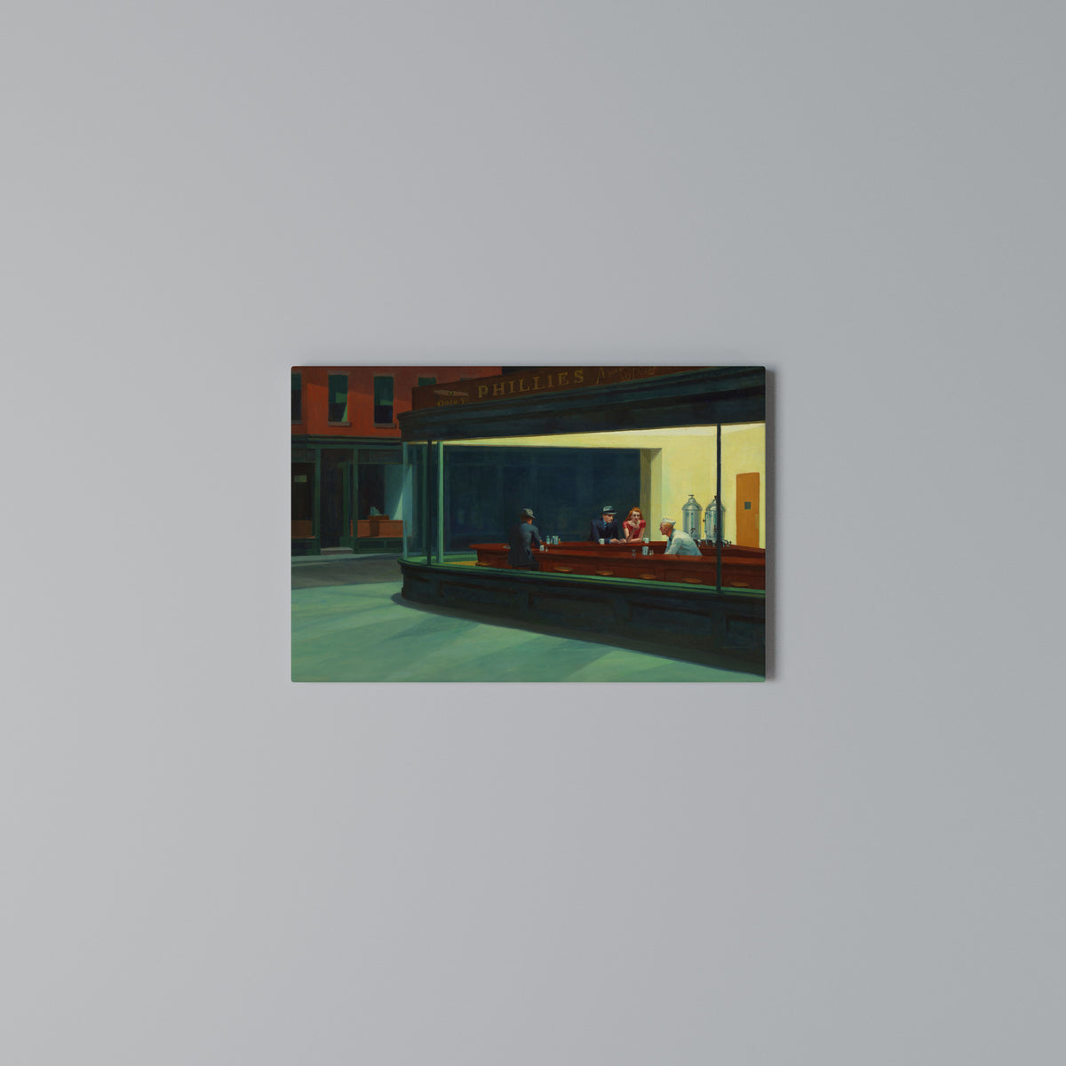 SERENE EVENING CHAT Horizontal Canvas Print