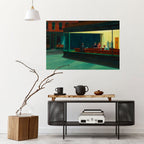 SERENE EVENING CHAT Poster Horizontal Autocolante