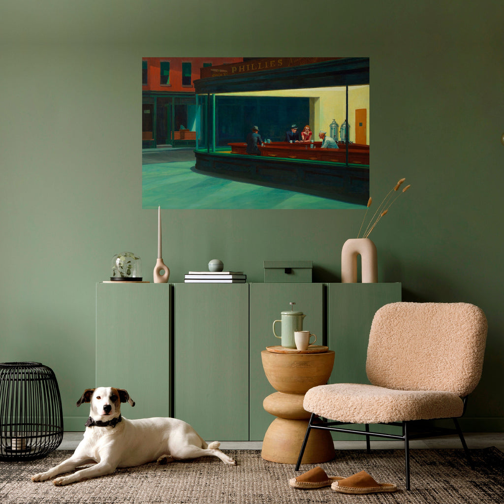 SERENE EVENING CHAT Poster Horizontal Autocolante