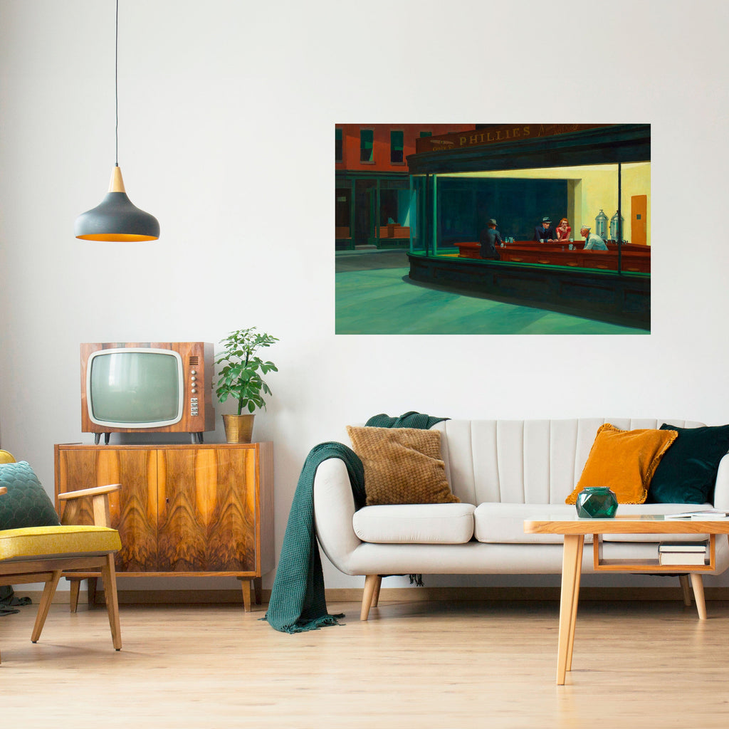 SERENE EVENING CHAT Poster Horizontal Autocolante