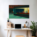 SERENE EVENING CHAT Poster Horizontal Autocolante