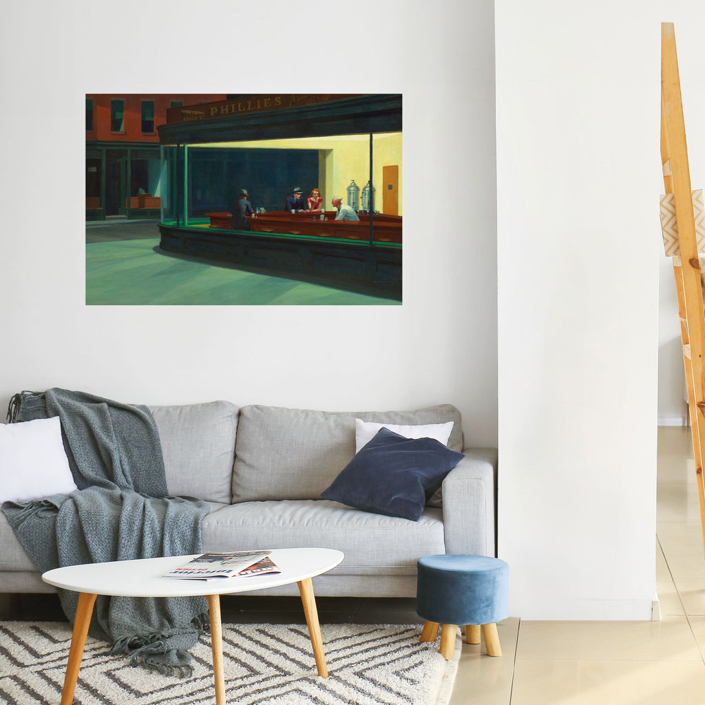 SERENE EVENING CHAT Poster Horizontal Autocolante