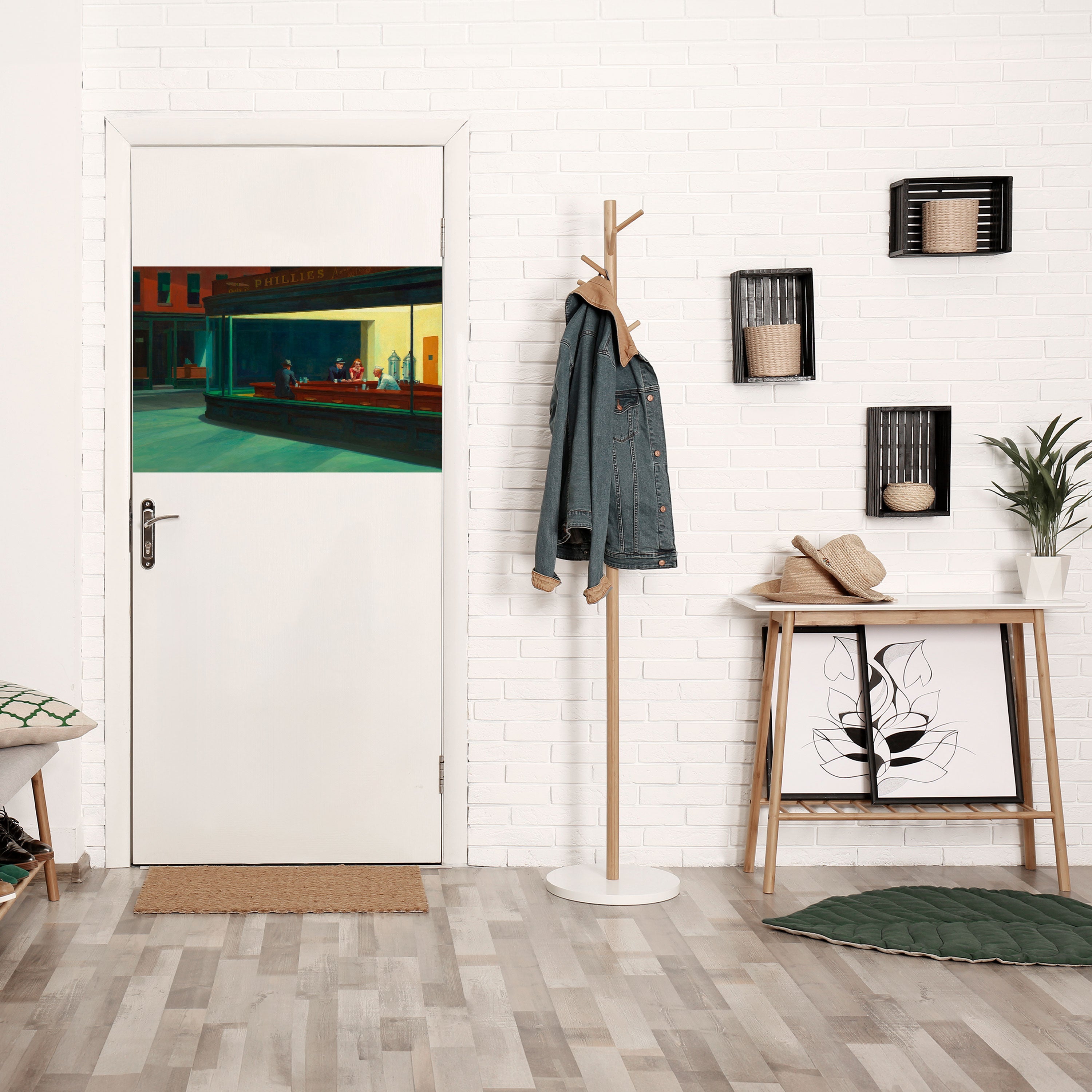 SERENE EVENING CHAT Poster Horizontal Autocolante