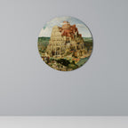 ECHOES OF AMBITION Quadro Redondo Decorativo