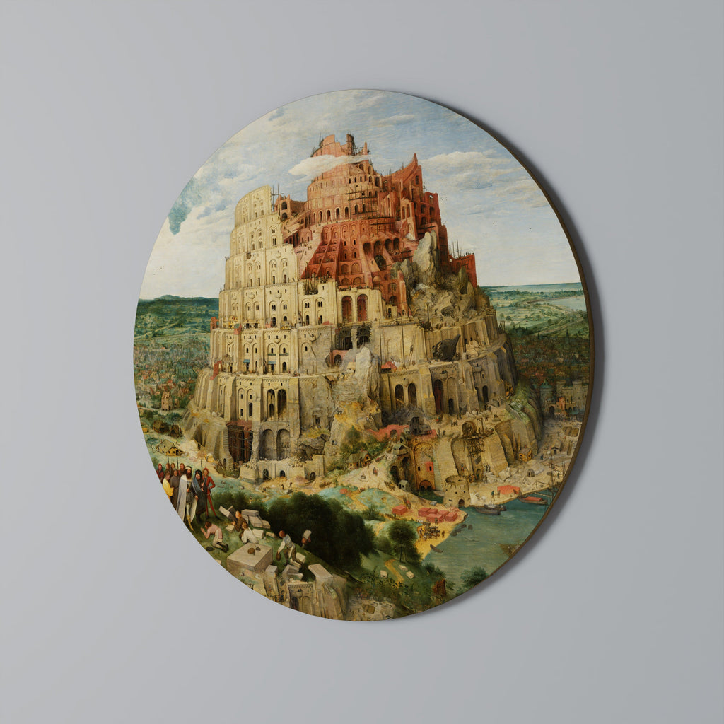 ECHOES OF AMBITION Quadro Redondo Decorativo