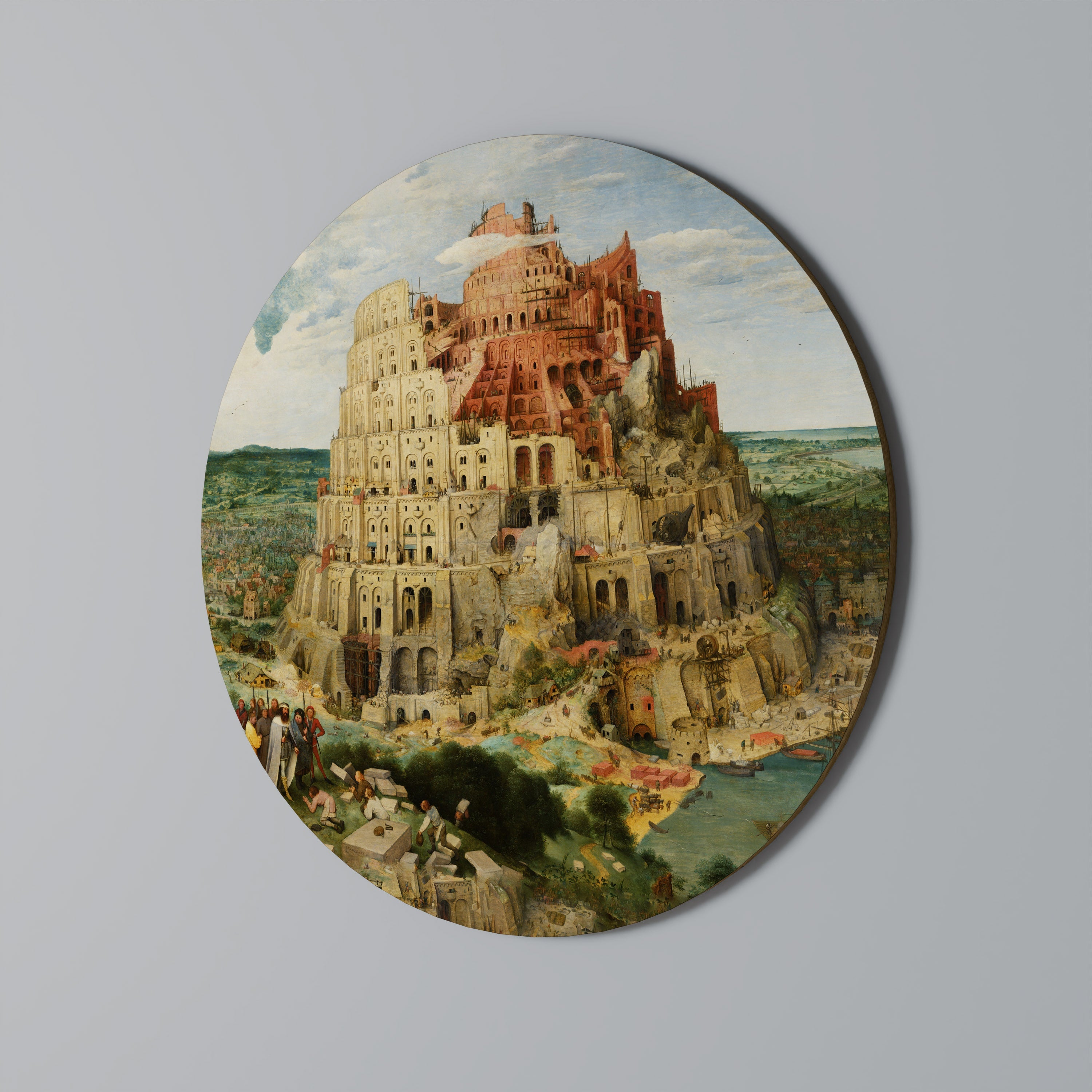 ECHOES OF AMBITION Quadro Redondo Decorativo