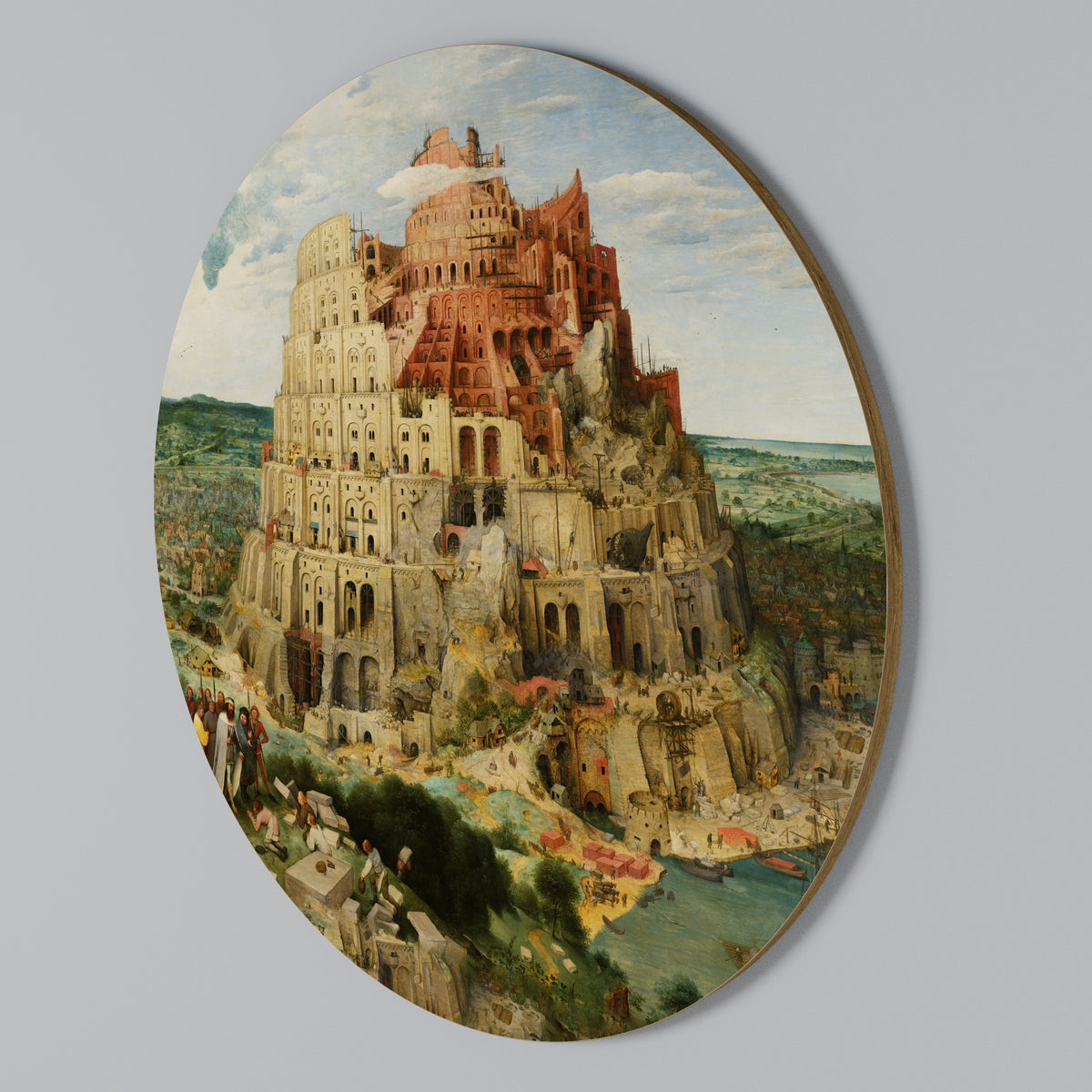 ECHOES OF AMBITION Arte de Parede Redonda